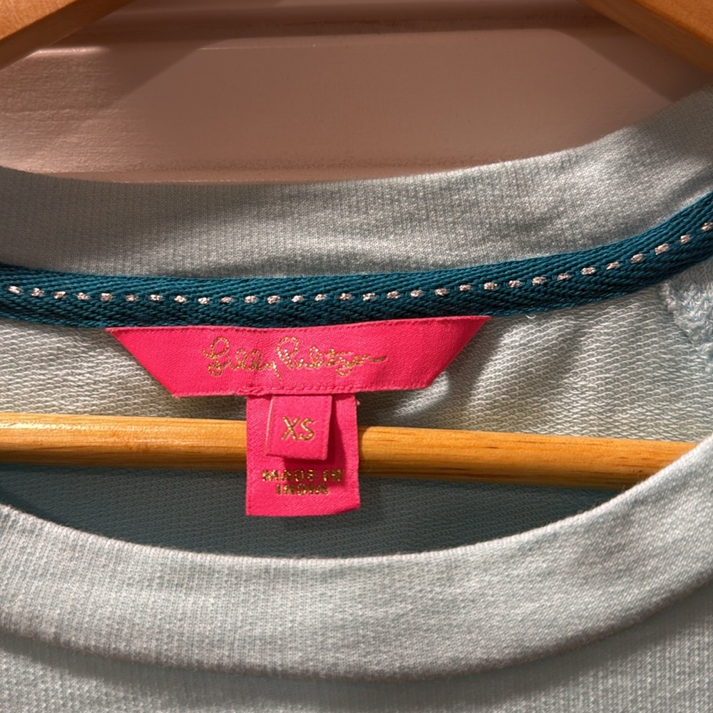 NWT LILLY PULITZER BUBBLY ALDEAN SWEATSHIRT - Picture 8 of 9